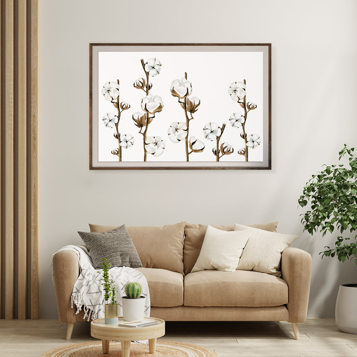 Cotton Branches Posters For Home Decor-Horizontal Posters NOT FRAMED-CetArt-10″x8″ inches-CetArt