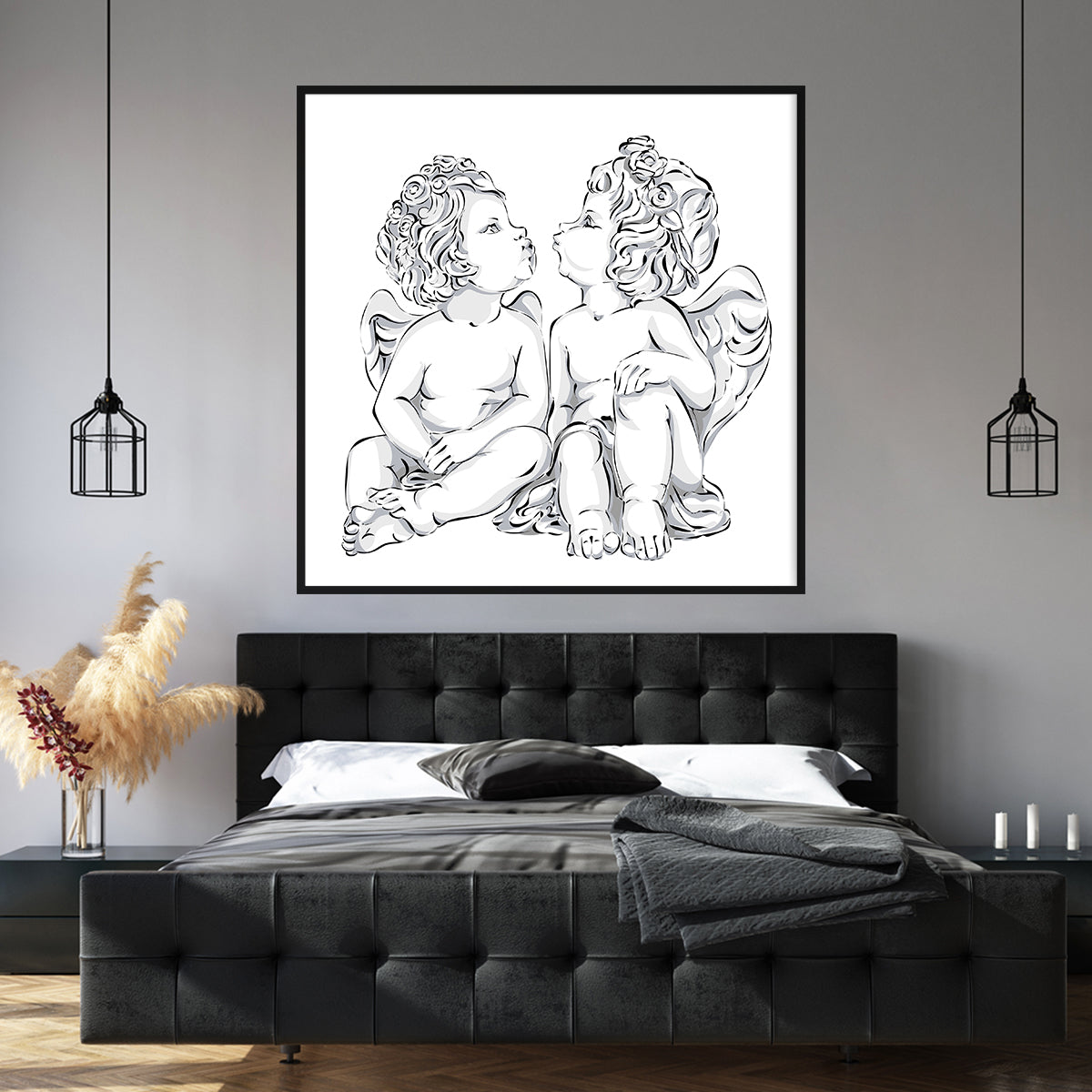 Cupid Posters For Living Room Wall-Square Posters NOT FRAMED-CetArt-8″x8″ inches-CetArt