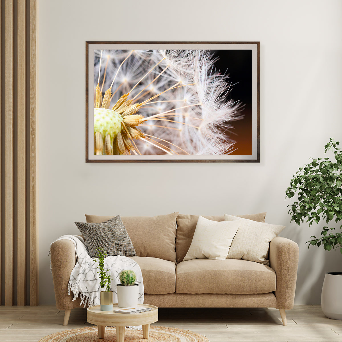 Macro Dandelion Seeds Posters For Living Room-Horizontal Posters NOT FRAMED-CetArt-10″x8″ inches-CetArt