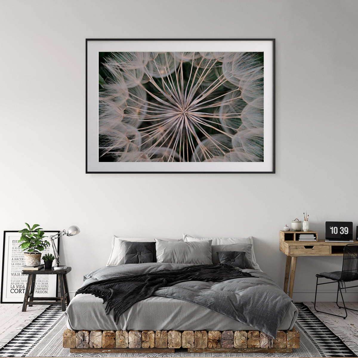 Macro Dandelion Flower Posters Wall Art-Horizontal Posters NOT FRAMED-CetArt-10″x8″ inches-CetArt