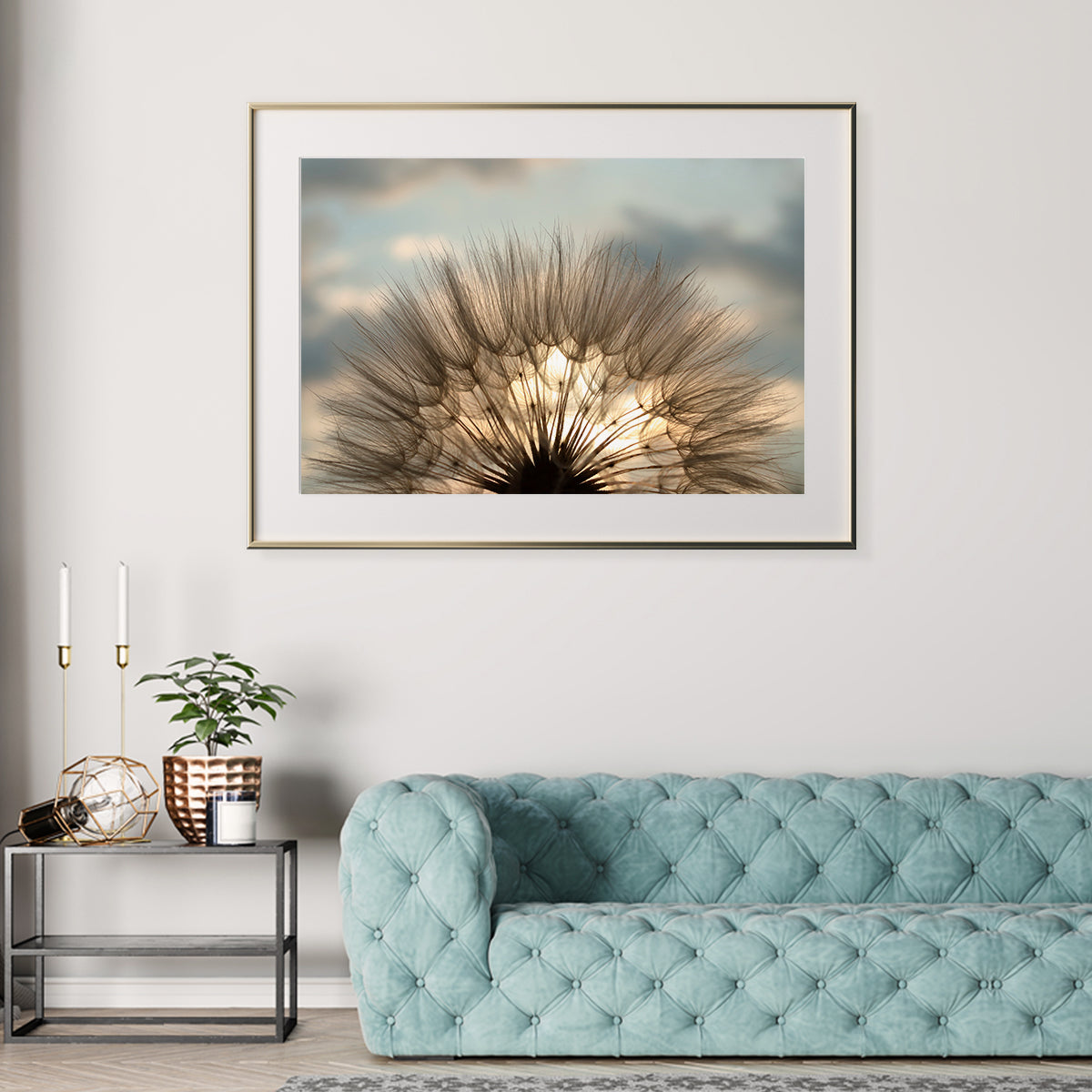 Fluffy Dandelion Flower Vintage Posters For Room-Horizontal Posters NOT FRAMED-CetArt-10″x8″ inches-CetArt