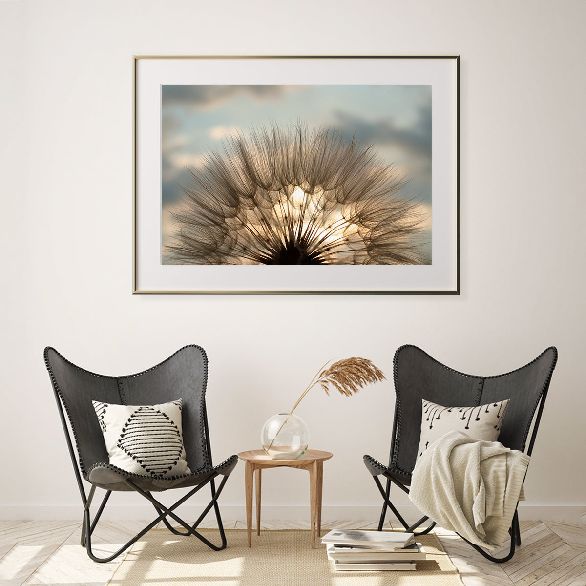 Fluffy Dandelion Flower Vintage Posters For Room-Horizontal Posters NOT FRAMED-CetArt-10″x8″ inches-CetArt