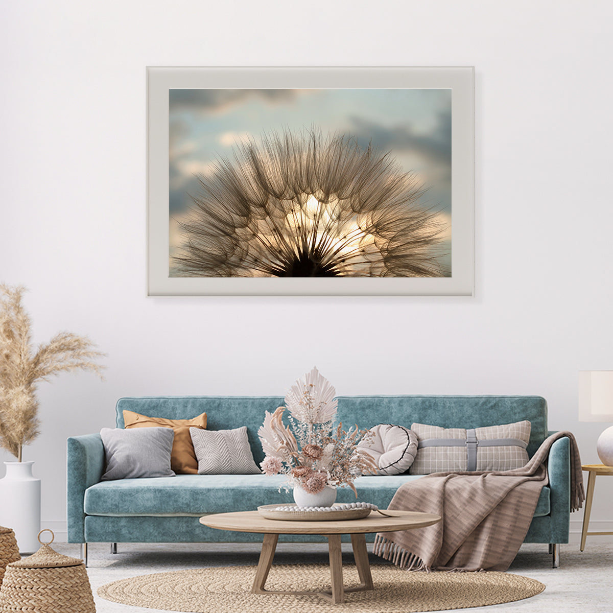 Fluffy Dandelion Flower Vintage Posters For Room-Horizontal Posters NOT FRAMED-CetArt-10″x8″ inches-CetArt