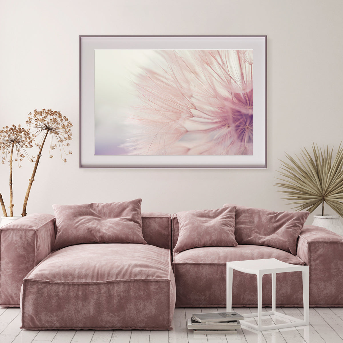 Beige Dandelion Posters Art Decor-Horizontal Posters NOT FRAMED-CetArt-10″x8″ inches-CetArt