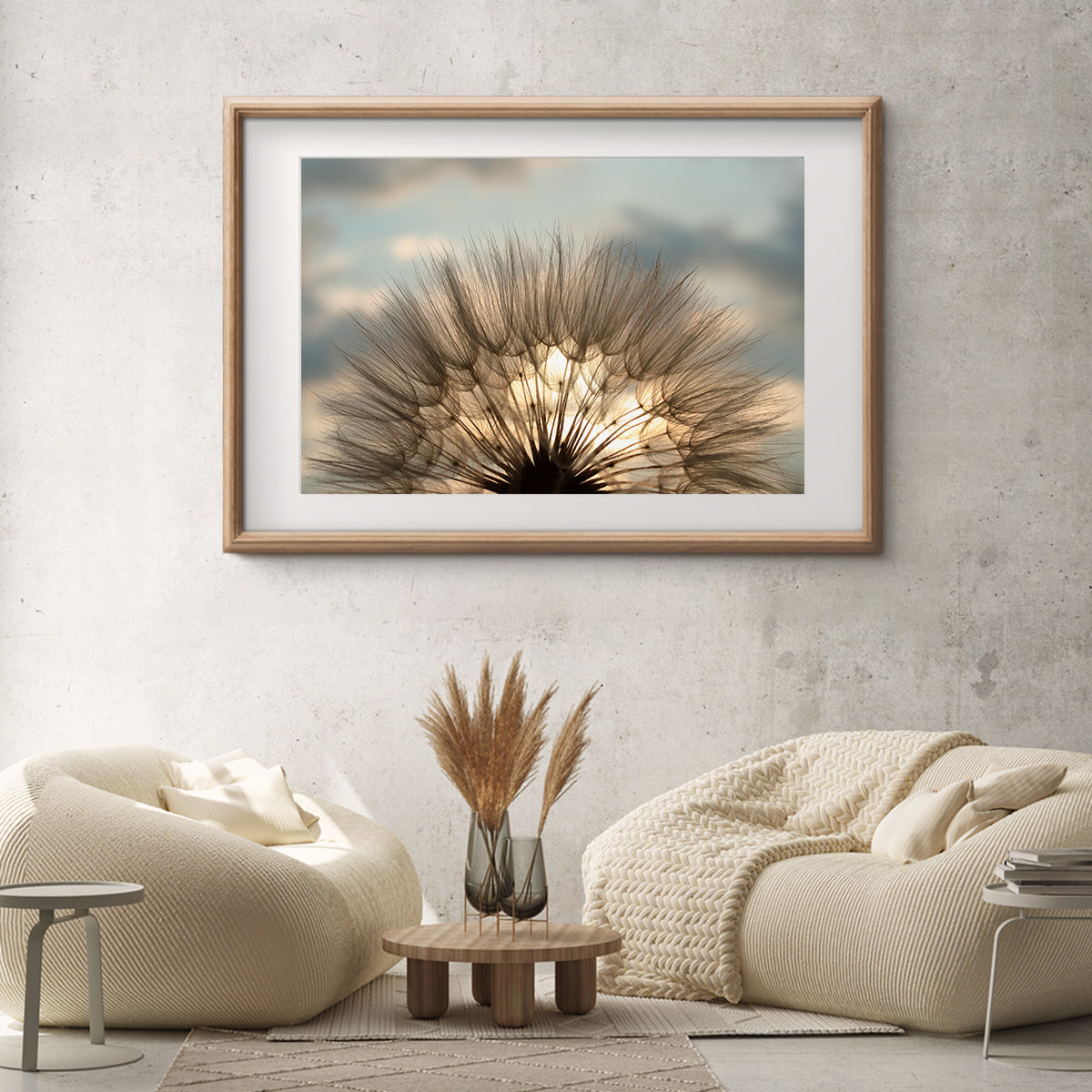 Fluffy Dandelion Flower Vintage Posters For Room-Horizontal Posters NOT FRAMED-CetArt-10″x8″ inches-CetArt