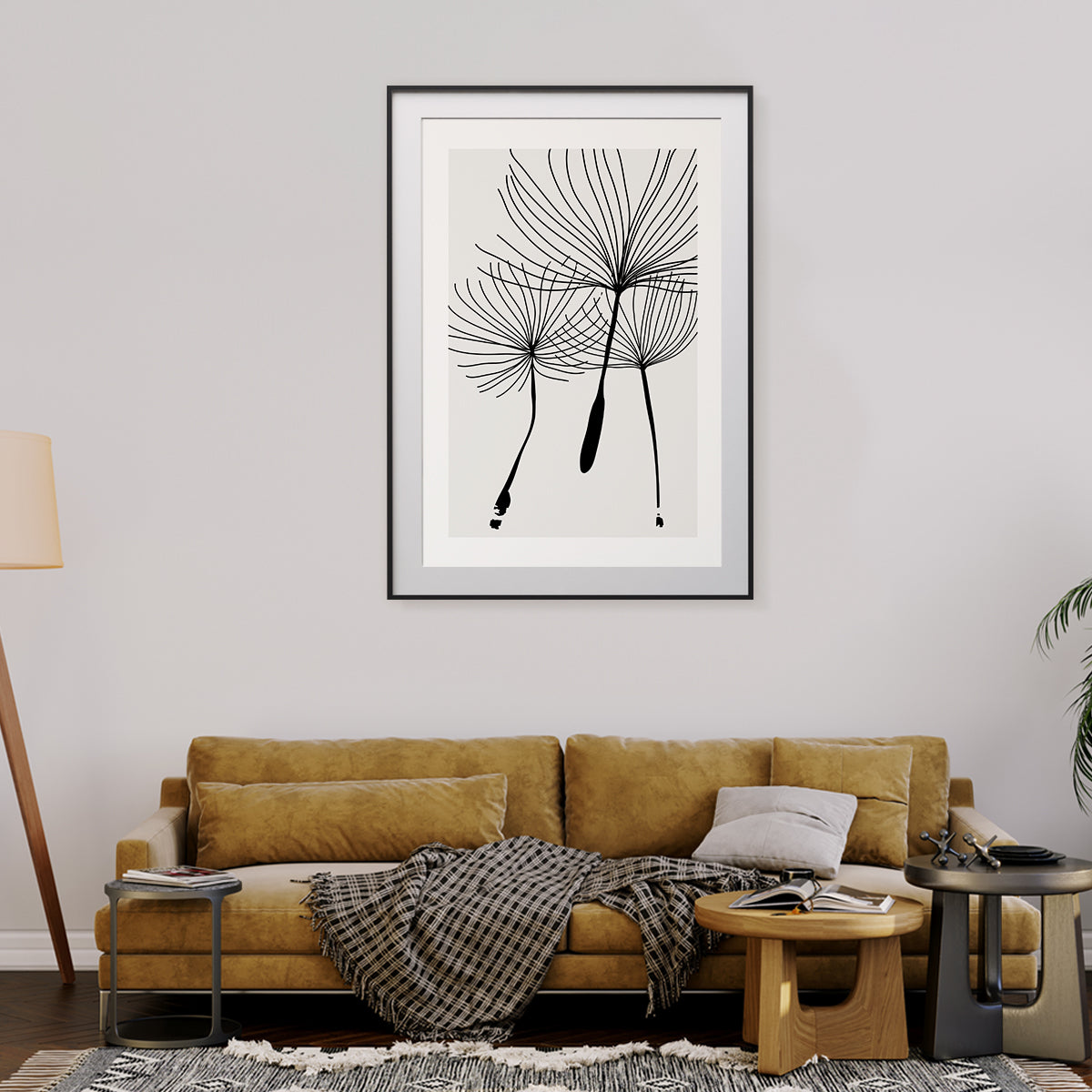 Minimalist Dandelion Seed Abstract Creative Posters For Office-Vertical Posters NOT FRAMED-CetArt-8″x10″ inches-CetArt