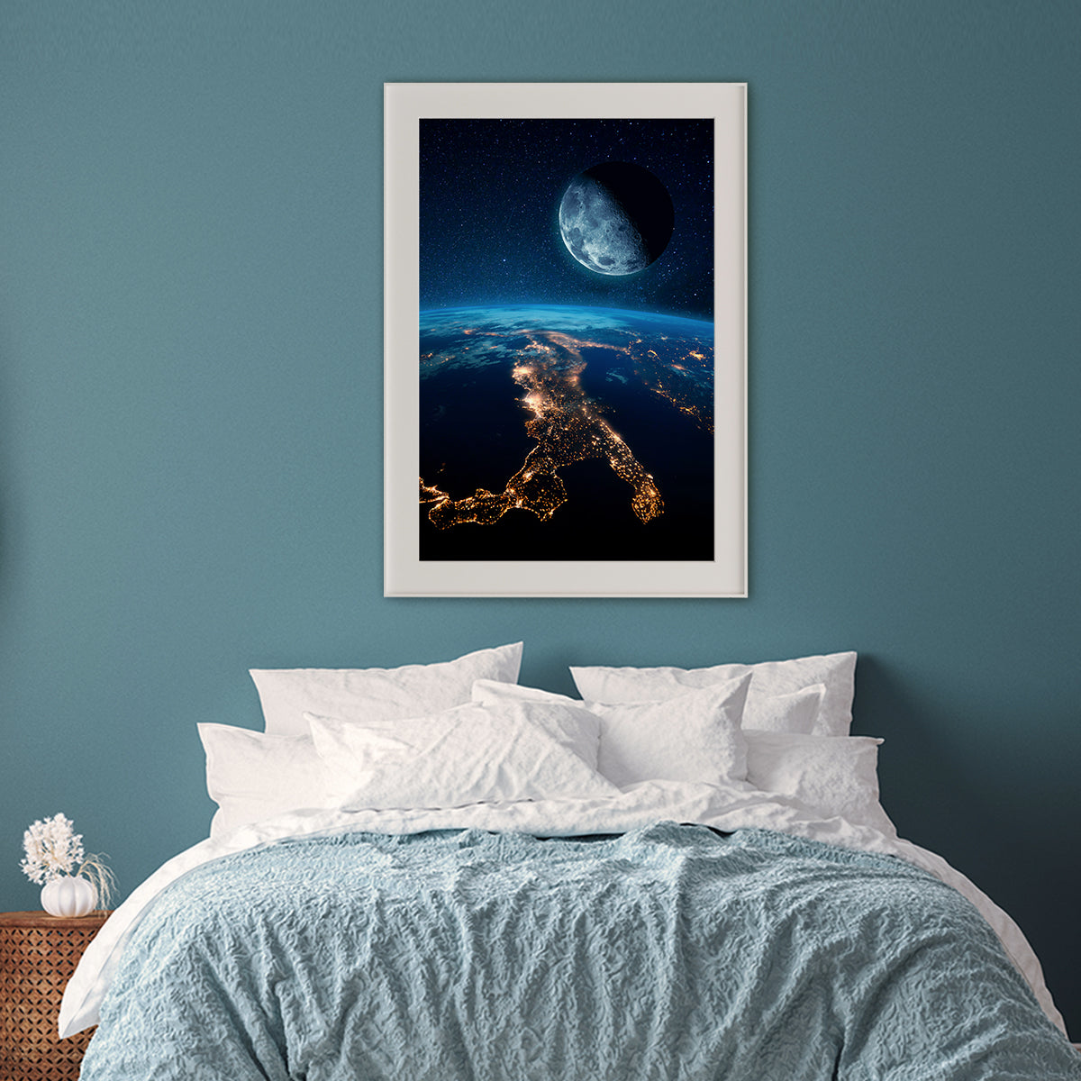 Earth's City Lights Posters For Wall Decor-Vertical Posters NOT FRAMED-CetArt-8″x10″ inches-CetArt