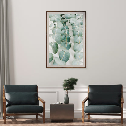 Green Eucalyptus Leaves Posters Wall Art Prints-Vertical Posters NOT FRAMED-CetArt-8″x10″ inches-CetArt