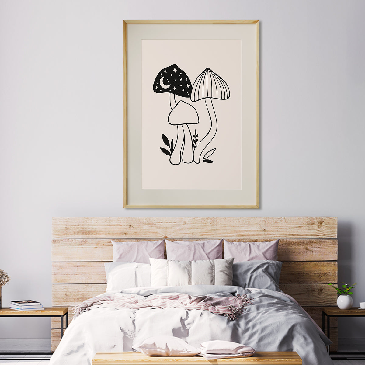 Vintage Mushrooms Famous Modern Art Prints-Vertical Posters NOT FRAMED-CetArt-8″x10″ inches-CetArt