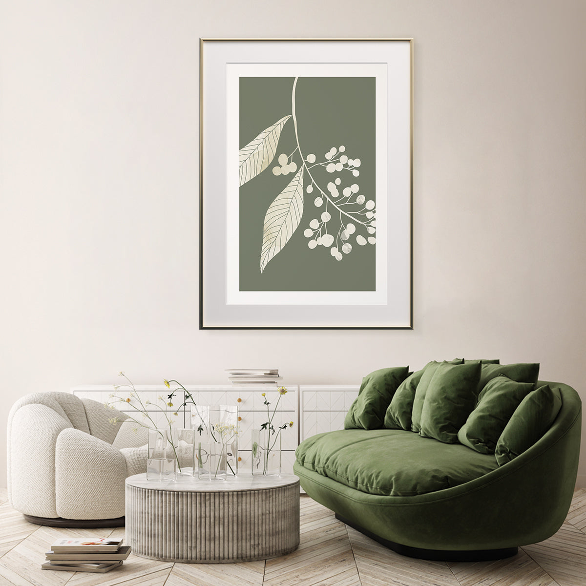 Green Leaf Wall Art Plant Posters-Vertical Posters NOT FRAMED-CetArt-8″x10″ inches-CetArt