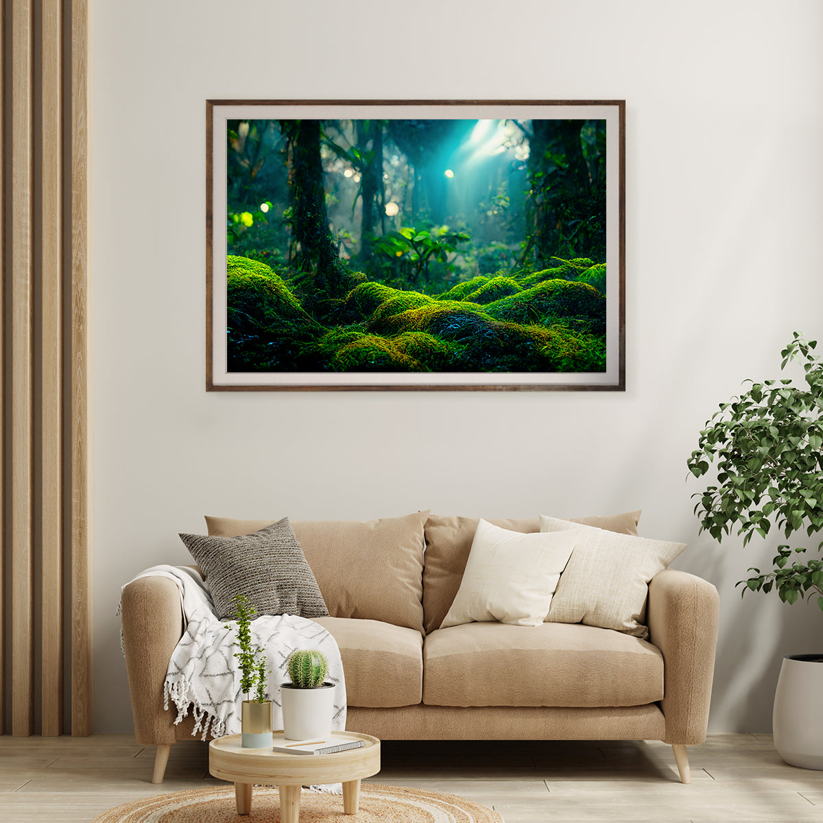 Green Tropical Forest Poster For Home Decor-Horizontal Posters NOT FRAMED-CetArt-10″x8″ inches-CetArt