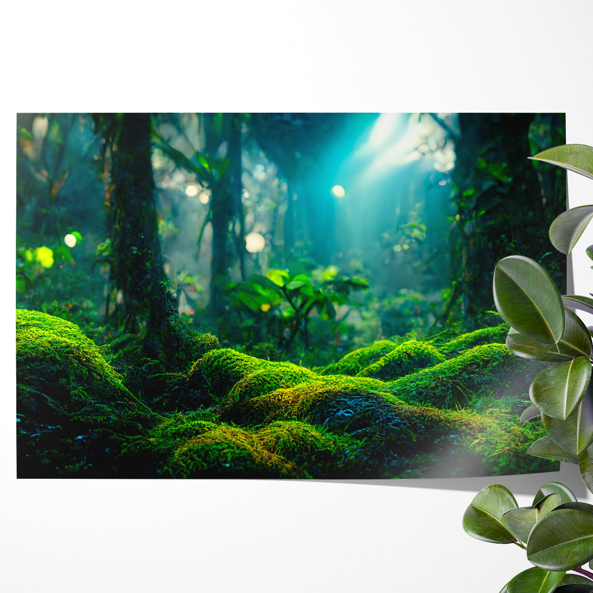 Green Tropical Forest Poster For Home Decor-Horizontal Posters NOT FRAMED-CetArt-10″x8″ inches-CetArt