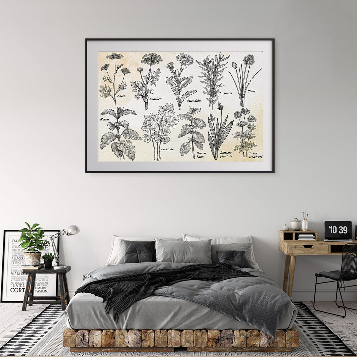 Herbs Posters Art Prints Wall Art-Horizontal Posters NOT FRAMED-CetArt-10″x8″ inches-CetArt