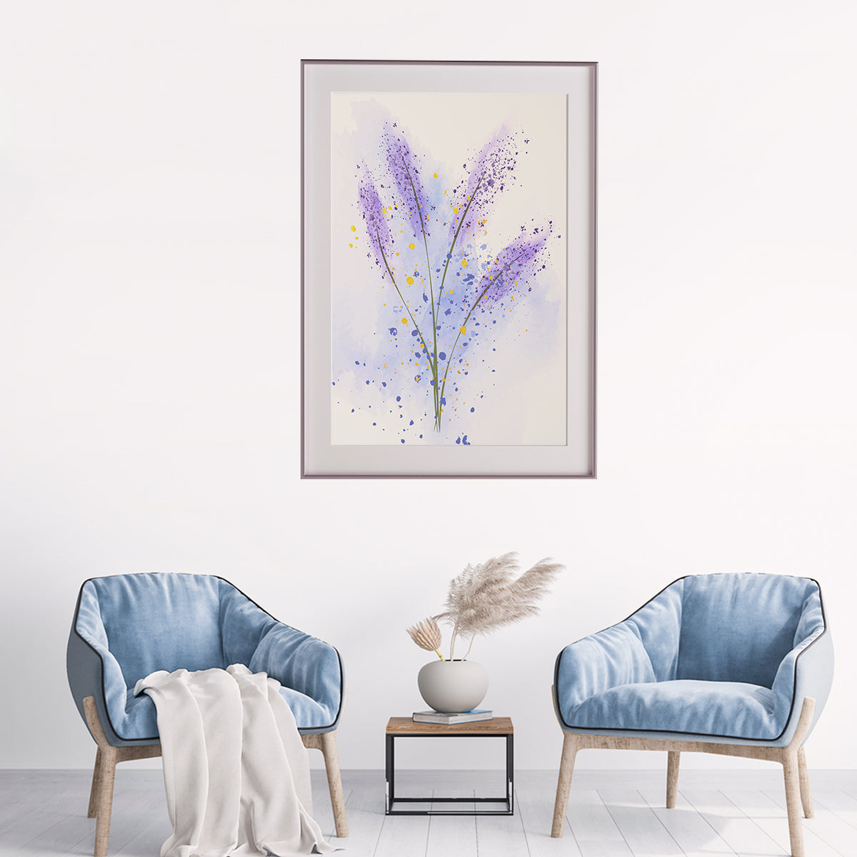 Abstract Lavender Minimalist Poster For Room Wall Decor-Vertical Posters NOT FRAMED-CetArt-8″x10″ inches-CetArt