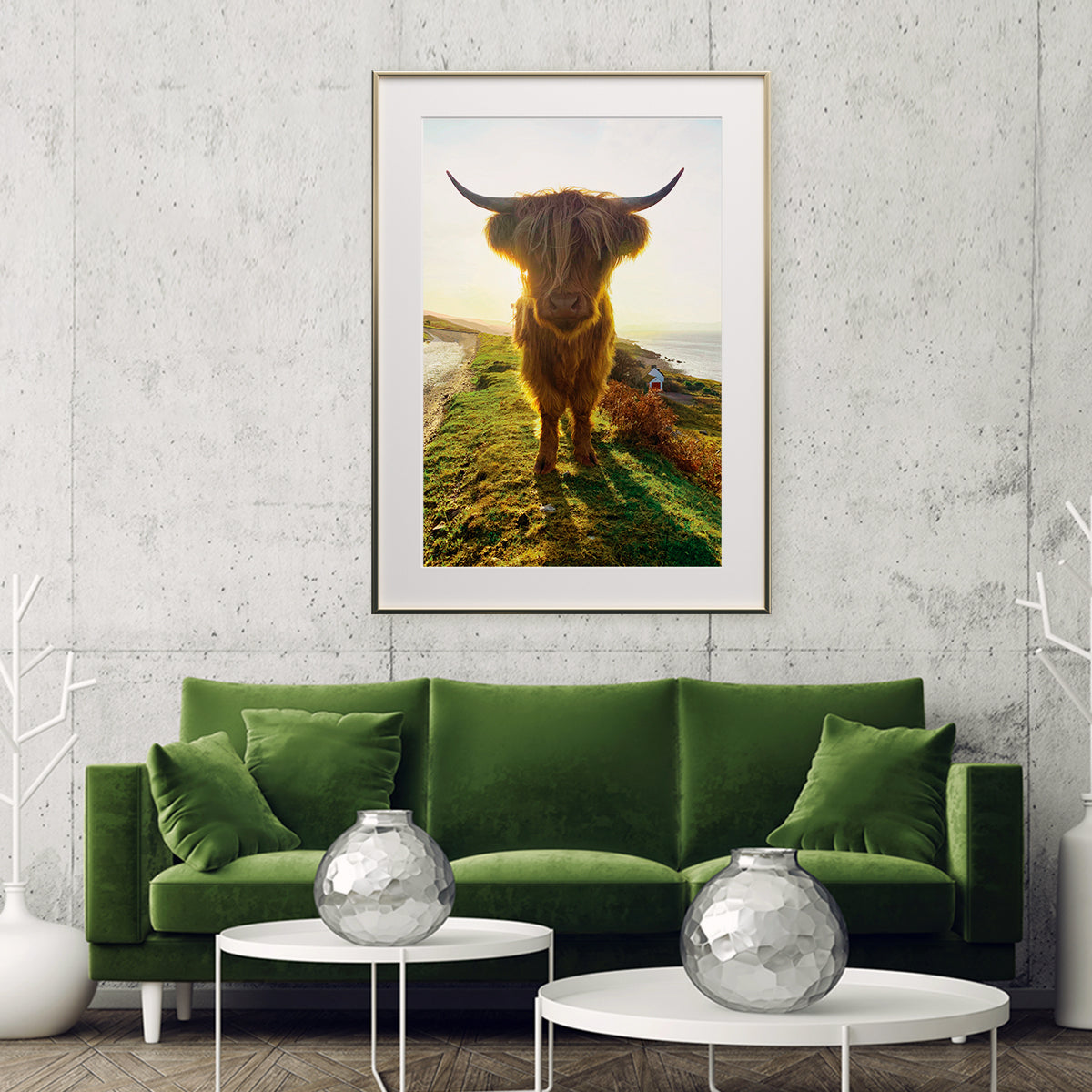 Highland Cow Scotland Posters Art Prints For Your Wall-Vertical Posters NOT FRAMED-CetArt-8″x10″ inches-CetArt