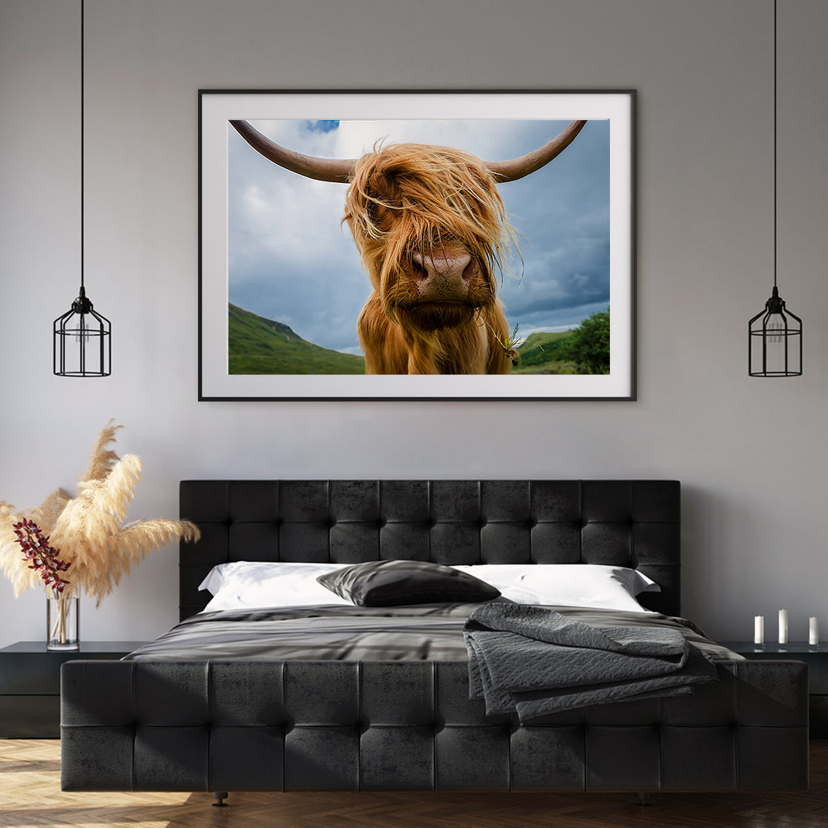 Highland Cow Poster Decorations Ideas-Horizontal Posters NOT FRAMED-CetArt-10″x8″ inches-CetArt