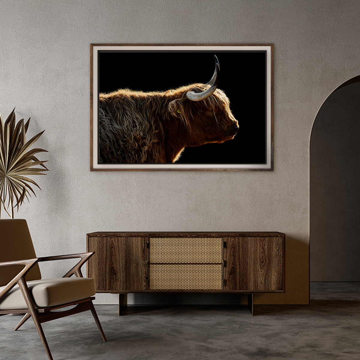 Highland Cow Wall Art Poster-Horizontal Posters NOT FRAMED-CetArt-10″x8″ inches-CetArt