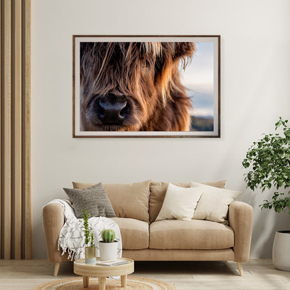 Highland Cow Posters Decoration for Interior-Horizontal Posters NOT FRAMED-CetArt-10″x8″ inches-CetArt