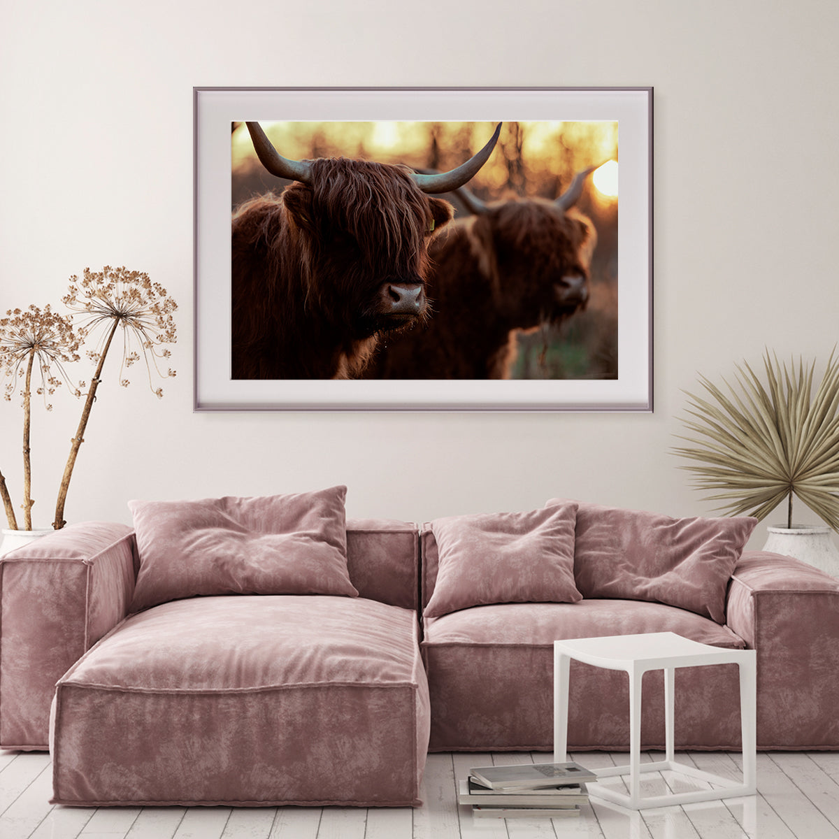 Highland Cows Posters And Wall Art Prints For Living Room-Horizontal Posters NOT FRAMED-CetArt-10″x8″ inches-CetArt