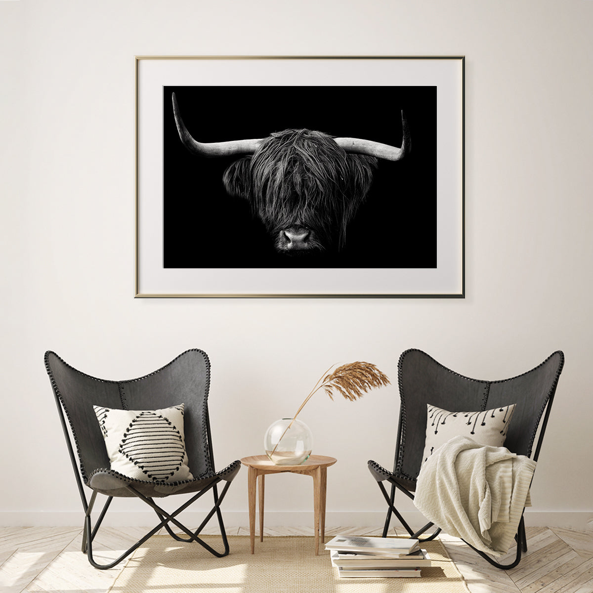 Highland Cow Portrait Posters Prints For Home-Horizontal Posters NOT FRAMED-CetArt-10″x8″ inches-CetArt