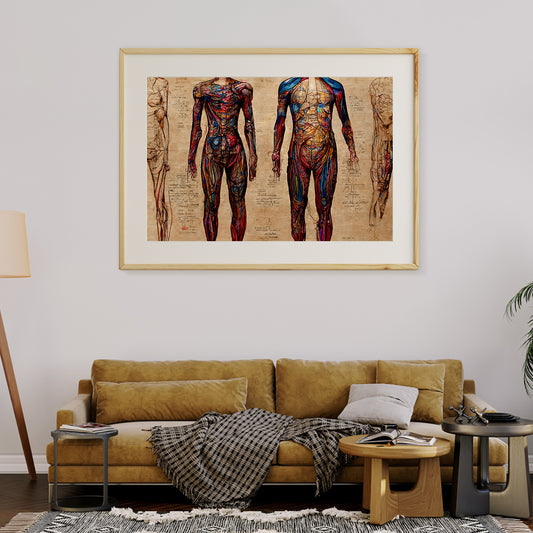 Human Anatomy Wall Posters For Room-Horizontal Posters NOT FRAMED-CetArt-10″x8″ inches-CetArt