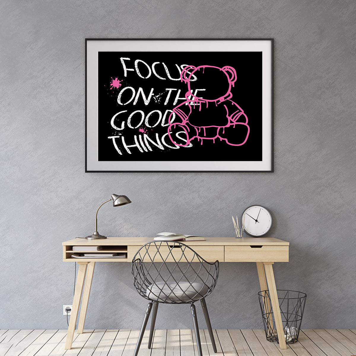 Focus on Good Things Motivational Quote Posters-Horizontal Posters NOT FRAMED-CetArt-10″x8″ inches-CetArt