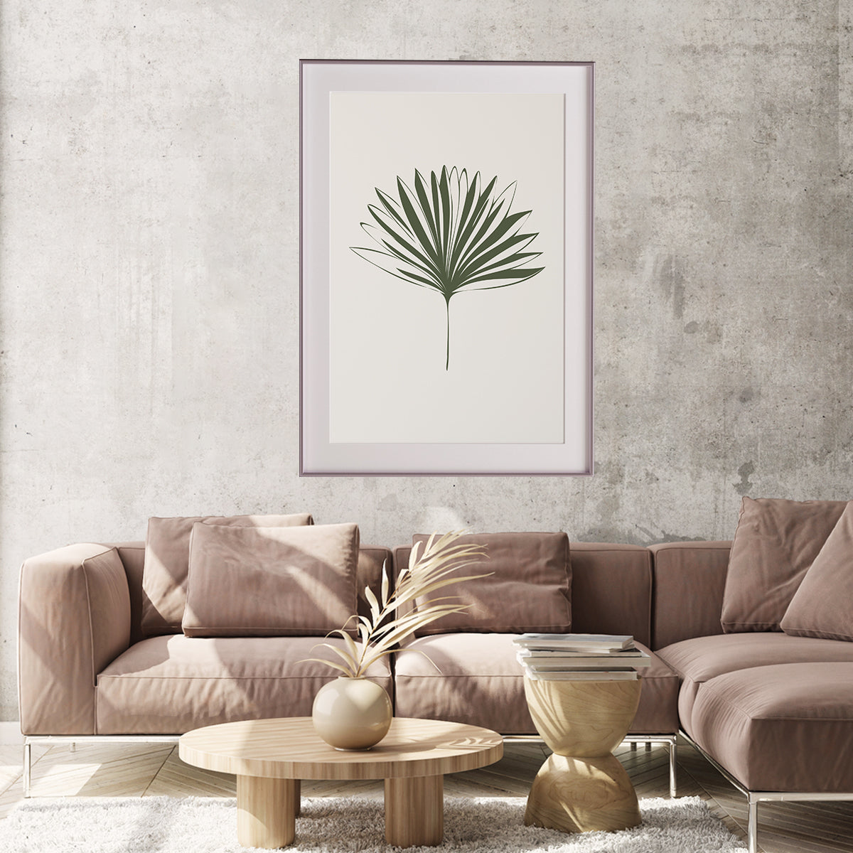 Green Palm Leaf Poster Trendy Botanical Posters Art Prints For Wall-Vertical Posters NOT FRAMED-CetArt-8″x10″ inches-CetArt