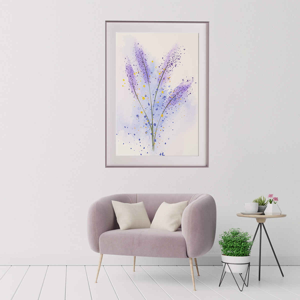 Abstract Lavender Minimalist Poster For Room Wall Decor-Vertical Posters NOT FRAMED-CetArt-8″x10″ inches-CetArt