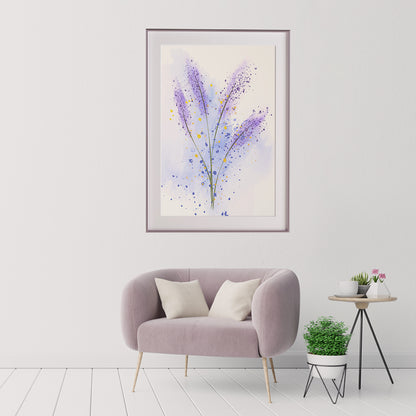 Abstract Lavender Minimalist Poster For Room Wall Decor-Vertical Posters NOT FRAMED-CetArt-8″x10″ inches-CetArt