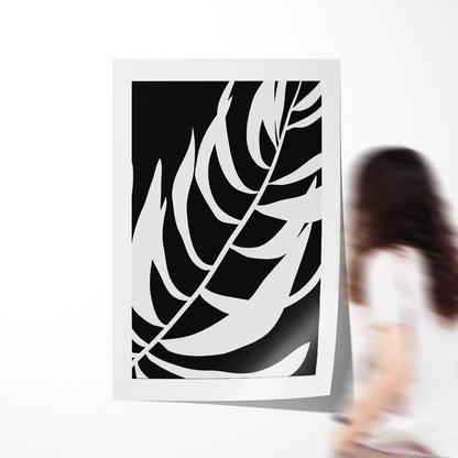 Abstract Leaf Large Poster Prints-Vertical Posters NOT FRAMED-CetArt-8″x10″ inches-CetArt