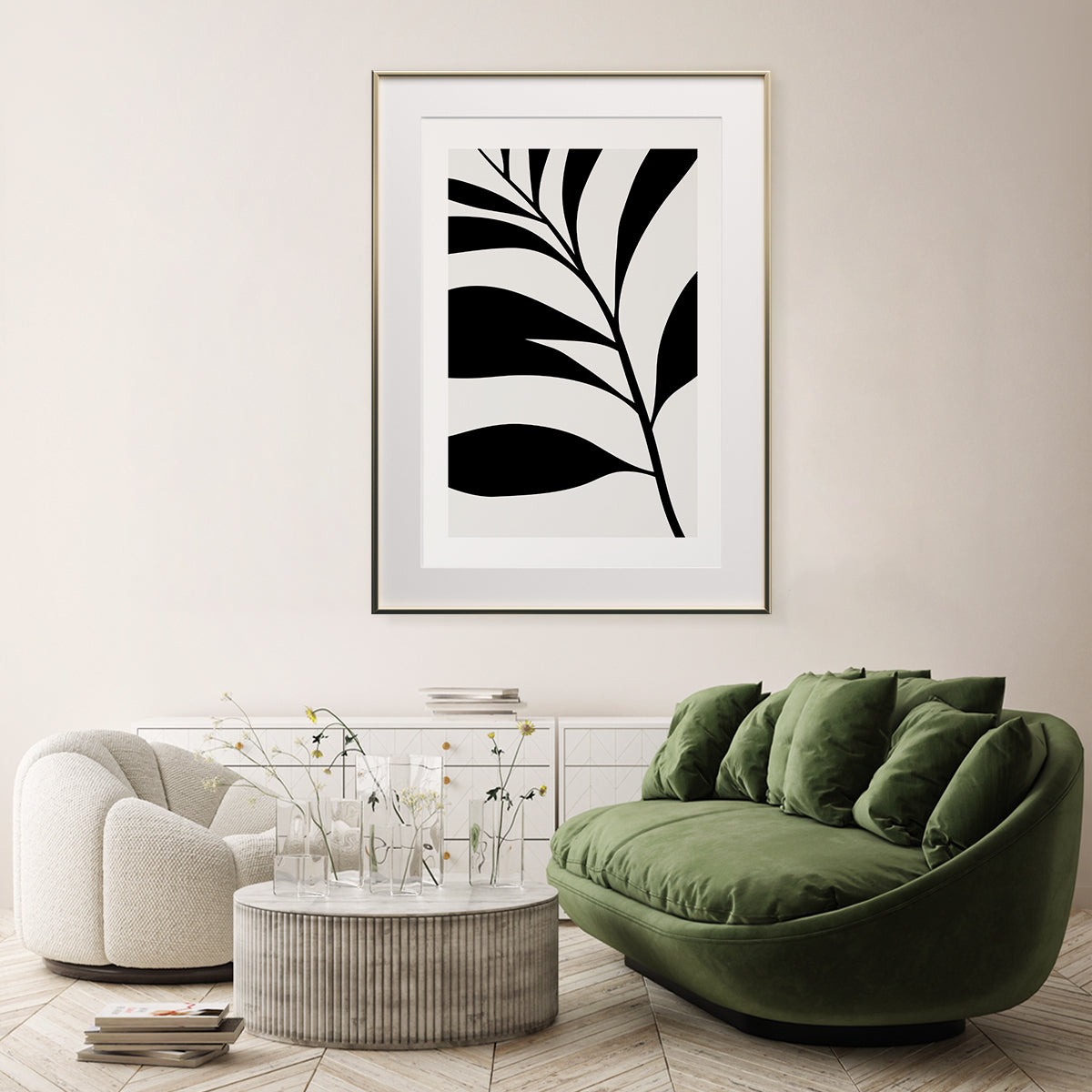 Plant Posters Black Leaf Wall Art-Vertical Posters NOT FRAMED-CetArt-8″x10″ inches-CetArt