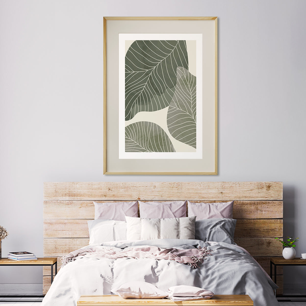 Green Leaves Poster Botanical Print-Vertical Posters NOT FRAMED-CetArt-8″x10″ inches-CetArt