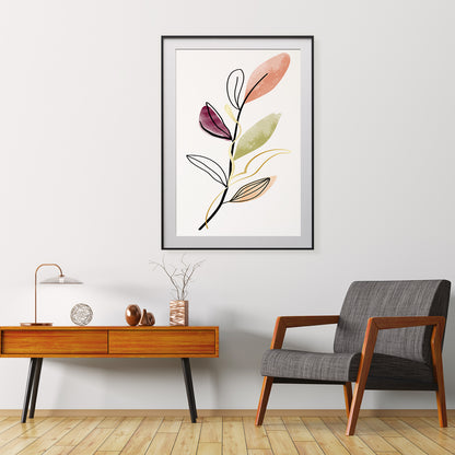 Plant Line Art Poster Wall Art Decor-Vertical Posters NOT FRAMED-CetArt-8″x10″ inches-CetArt