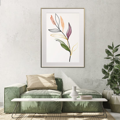 Botanical Plants Floral Creative Posters Decor-Vertical Posters NOT FRAMED-CetArt-8″x10″ inches-CetArt