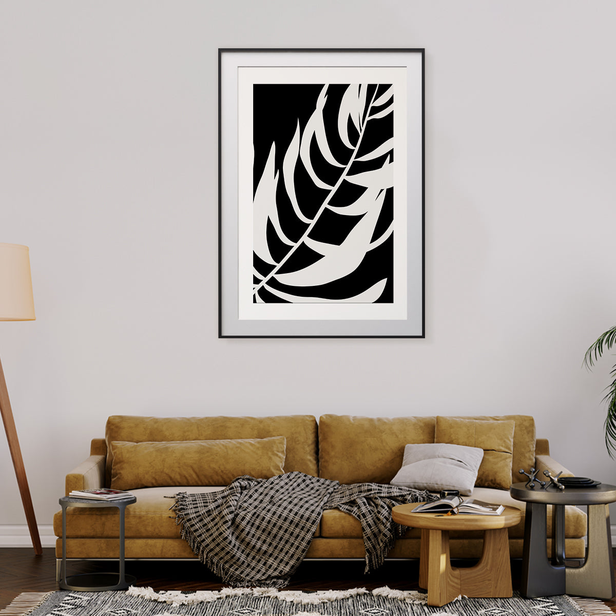 Abstract Leaf Large Poster Prints-Vertical Posters NOT FRAMED-CetArt-8″x10″ inches-CetArt