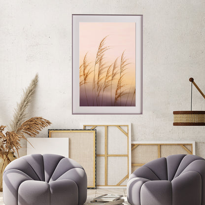 Pampas Grass Beige Botanical Posters Wall Art Print-Vertical Posters NOT FRAMED-CetArt-8″x10″ inches-CetArt