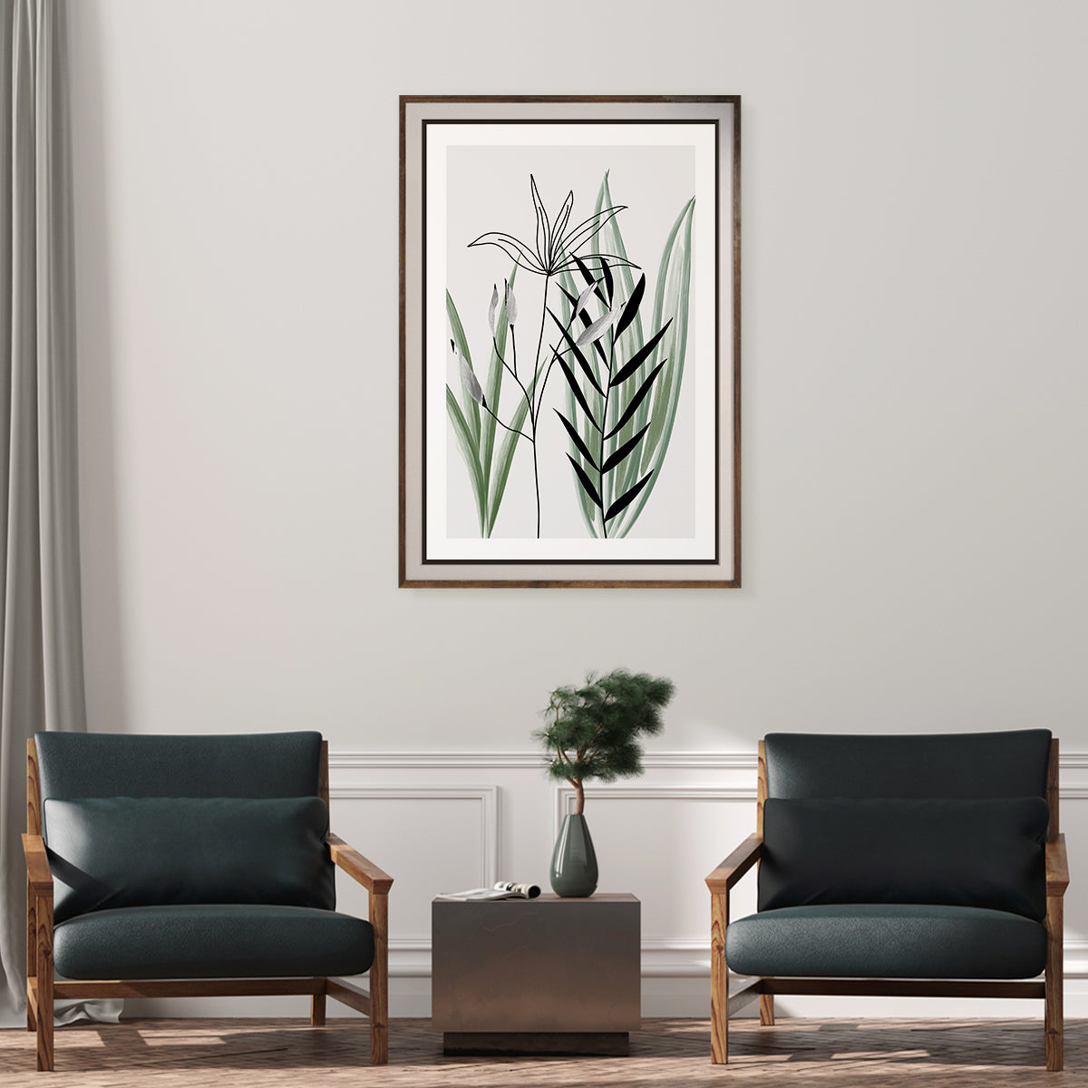 Leaves Minimalist Poster Wall Decor-Vertical Posters NOT FRAMED-CetArt-8″x10″ inches-CetArt