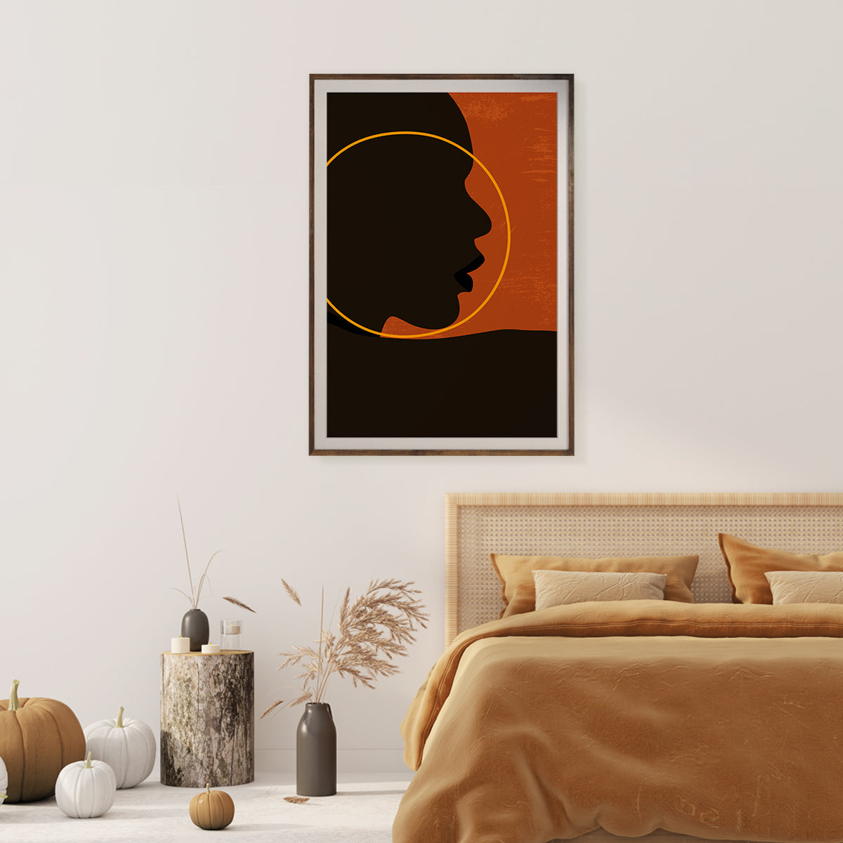 African Woman Portrait Living Room Poster-Vertical Posters NOT FRAMED-CetArt-8″x10″ inches-CetArt