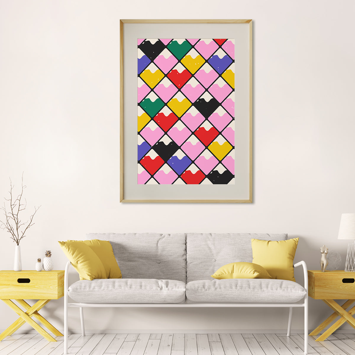 Modern Multicolor Abstract Pop Art Poster Prints-Vertical Posters NOT FRAMED-CetArt-8″x10″ inches-CetArt