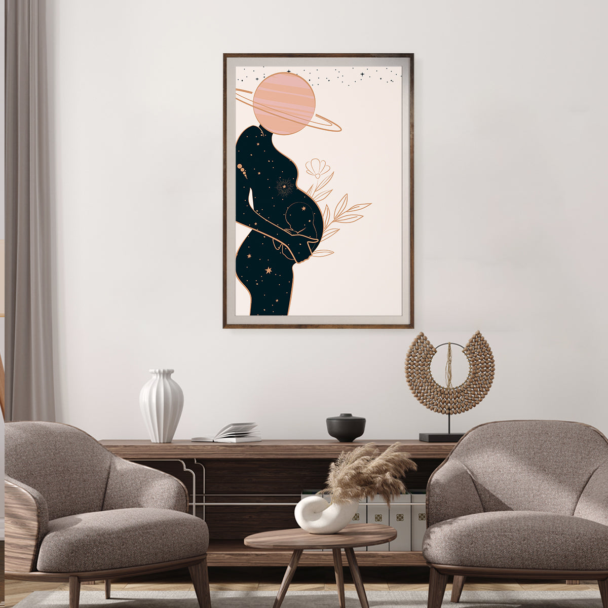 Abstract Pregnant Woman Posters-Vertical Posters NOT FRAMED-CetArt-8″x10″ inches-CetArt