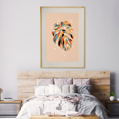 Green Monstera Leaf Poster Print Modern Wall Art-Vertical Posters NOT FRAMED-CetArt-8″x10″ inches-CetArt