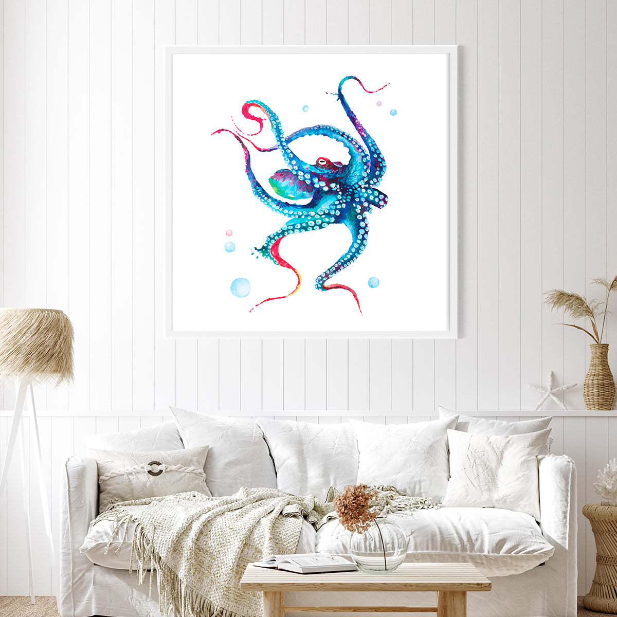 Octopus Posters Decoration for Interior-Square Posters NOT FRAMED-CetArt-8″x8″ inches-CetArt