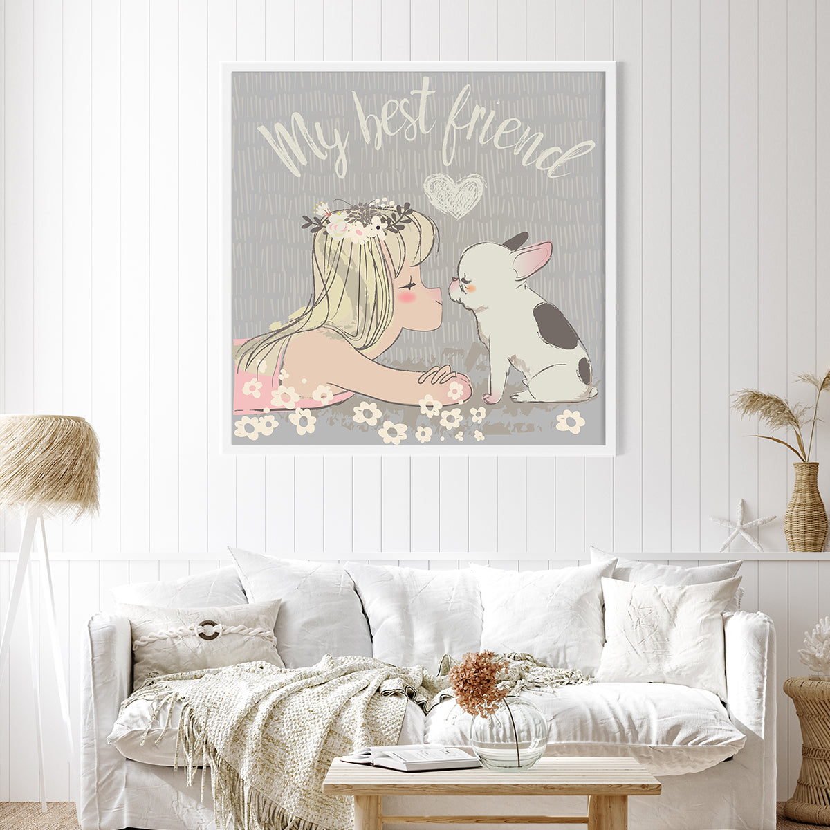 Best Friend Posters-Square Posters NOT FRAMED-CetArt-8″x8″ inches-CetArt