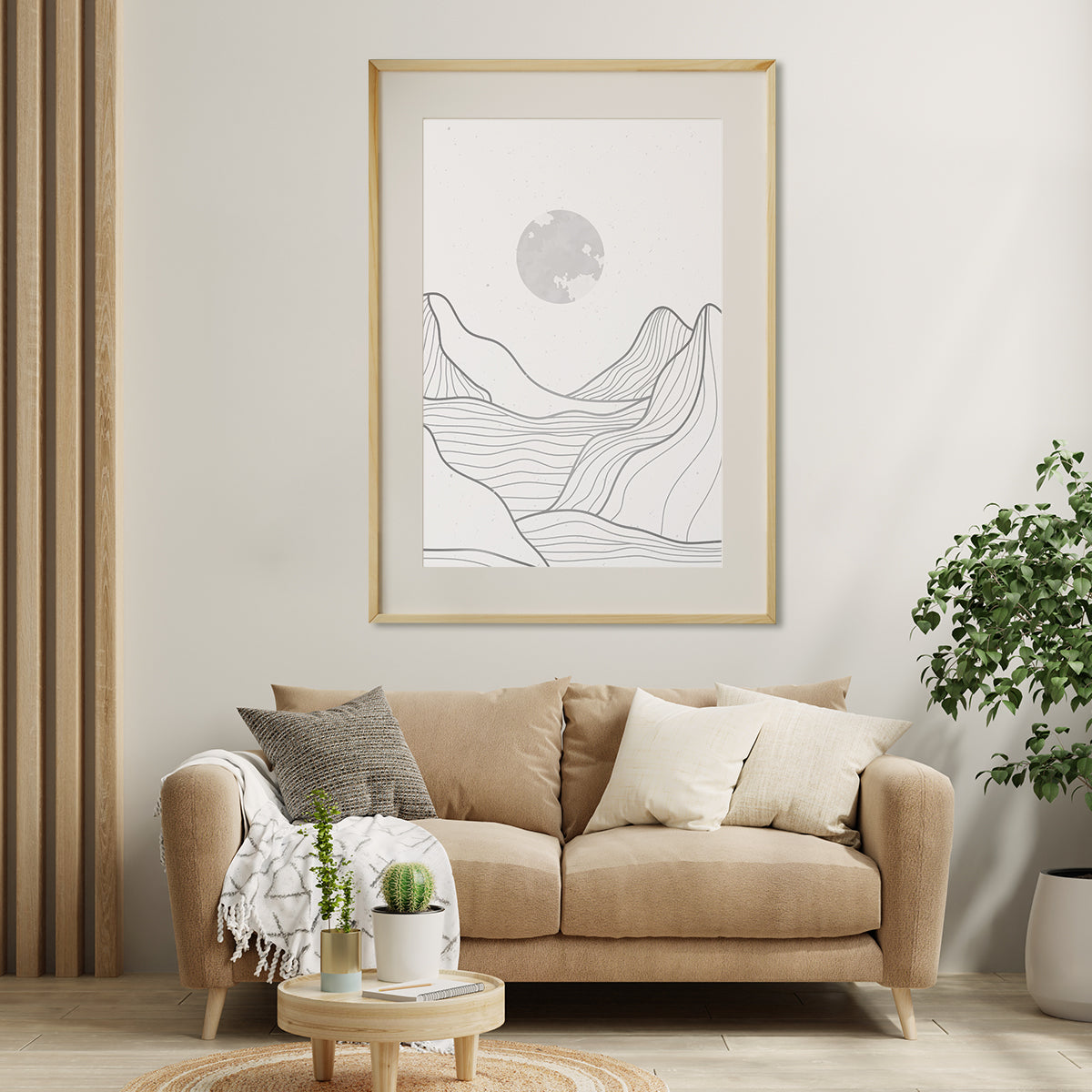 Mountain Landscapes Line Art Minimalist Posters For Wall Decor-Vertical Posters NOT FRAMED-CetArt-8″x10″ inches-CetArt