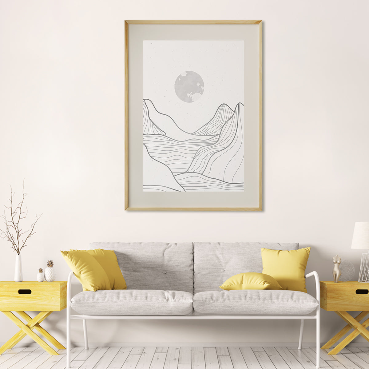 Mountain Landscapes Line Art Minimalist Posters For Wall Decor-Vertical Posters NOT FRAMED-CetArt-8″x10″ inches-CetArt