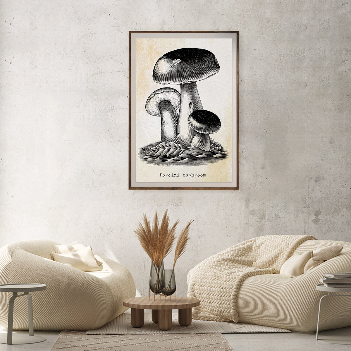 Porcini Mushroom Vintage Posters For Room-Vertical Posters NOT FRAMED-CetArt-8″x10″ inches-CetArt