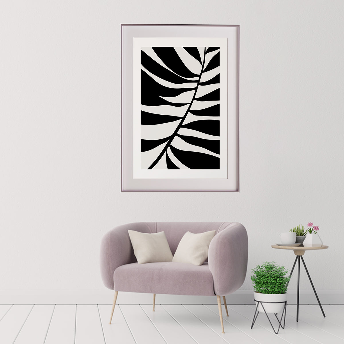 Black Leaf Poster Botanical Wall Decoration-Vertical Posters NOT FRAMED-CetArt-8″x10″ inches-CetArt