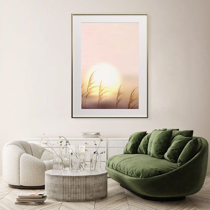 Pampas Grass Beige Poster Wall Art Print-Vertical Posters NOT FRAMED-CetArt-8″x10″ inches-CetArt