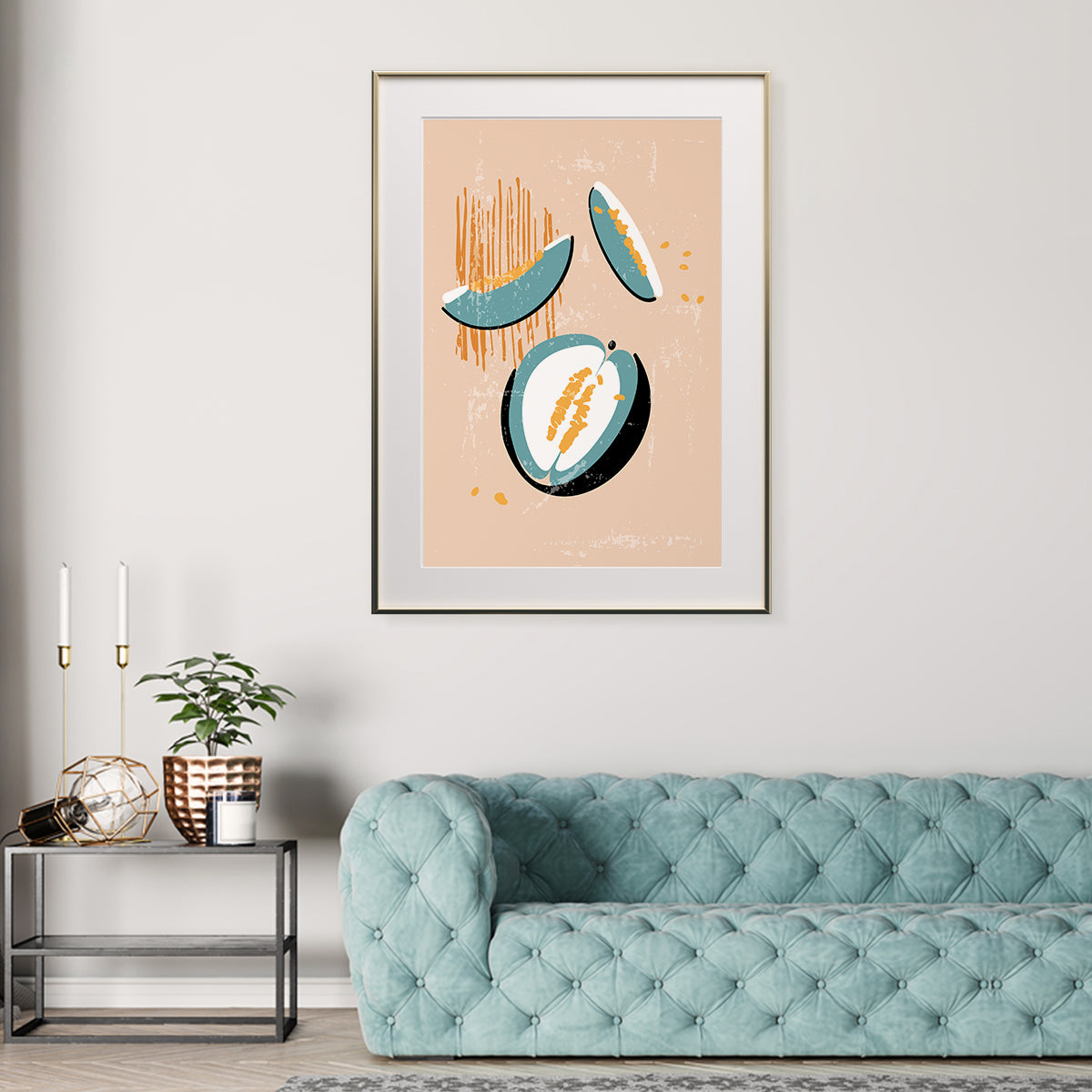 Summer Fruits Papaya Posters For Wall Art Prints-Vertical Posters NOT FRAMED-CetArt-8″x10″ inches-CetArt