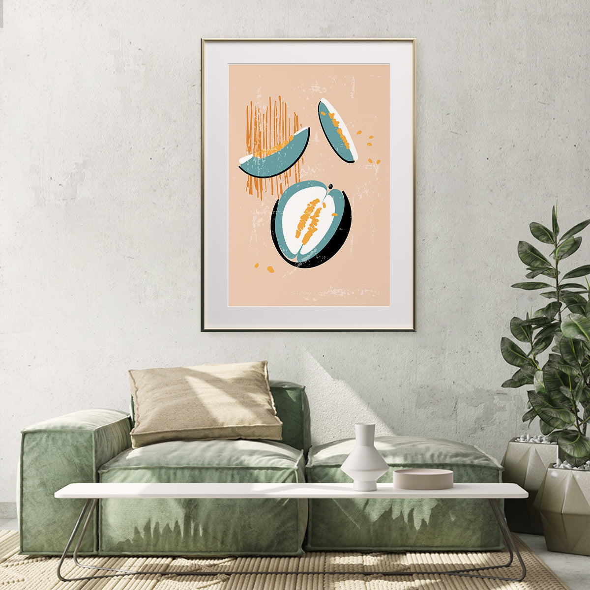 Summer Fruits Papaya Posters For Wall Art Prints-Vertical Posters NOT FRAMED-CetArt-8″x10″ inches-CetArt